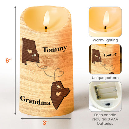 Strength and Love Grandson LED Keepsake