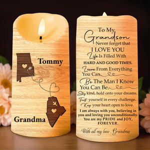 To My Grandson, Learn And Grow With Love
