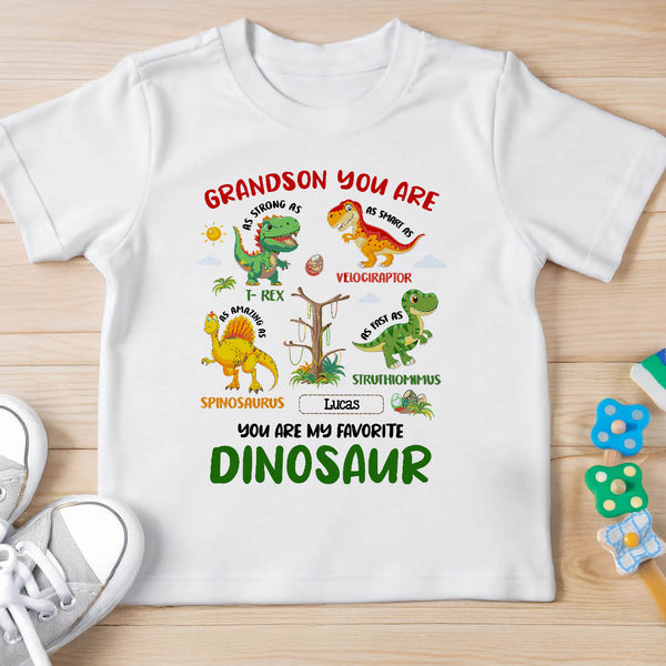 Grandson You Are My Favorite Dinosaur, Strong, Smart, Fast