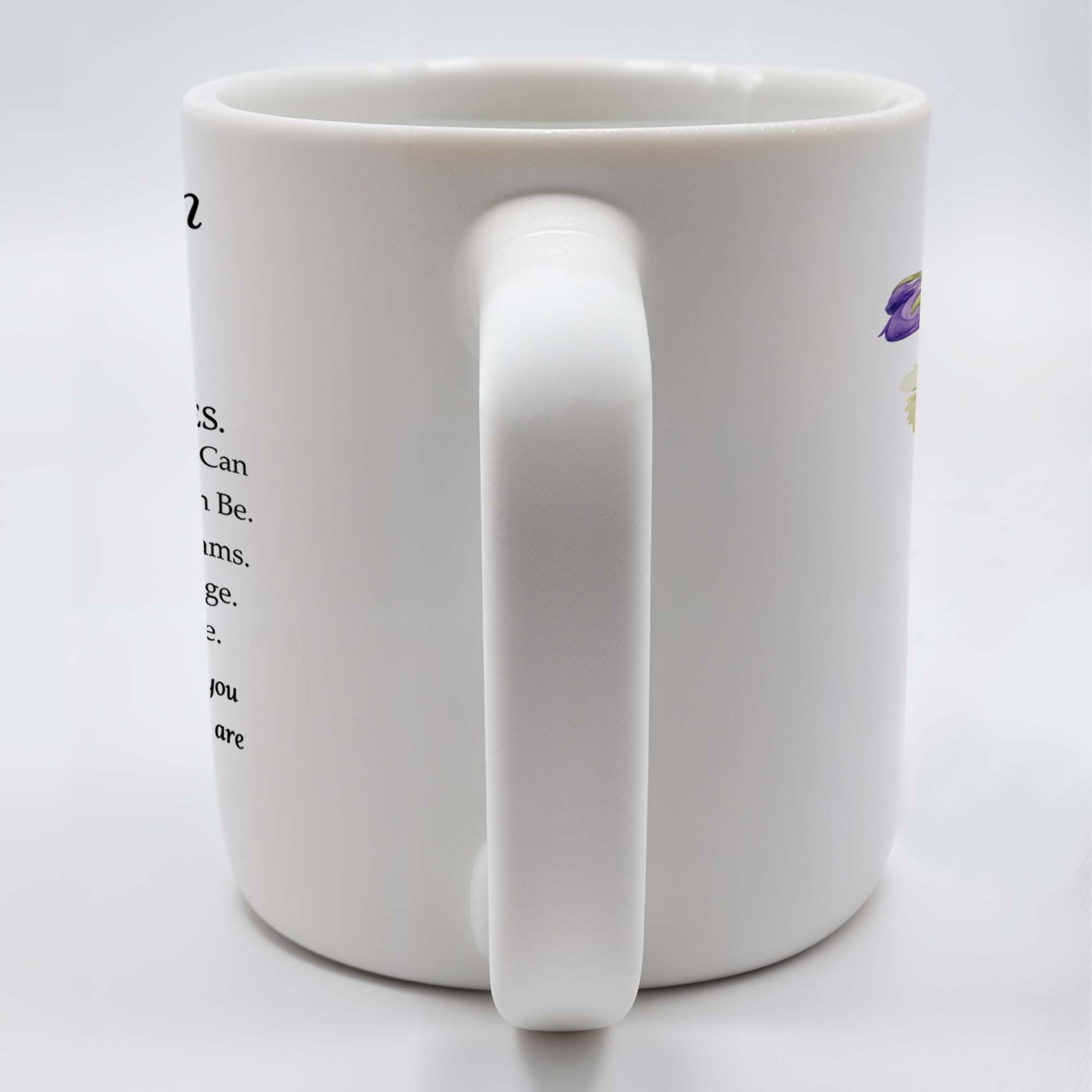 Never Forget That I Love You Grandson Pansy Flower Mug