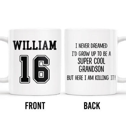 Super Cool Grandson Killing It Mug