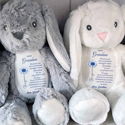 To My Grandson, Remember Your Strength Crown And Flower