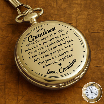 To My Grandson, Believe Deep In Your Heart