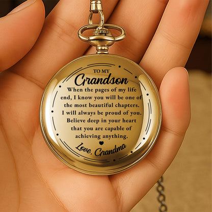 To My Grandson, Believe Deep In Your Heart