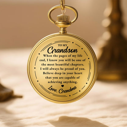 To My Grandson, Believe Deep In Your Heart