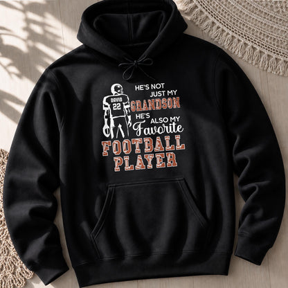 He Is Not Just My Grandson My Favorite Football Player - Personalized Custom Unisex T-shirt, Hoodie - GSN187_BBAS