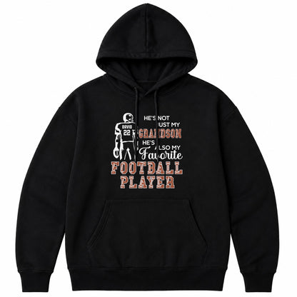 He Is Not Just My Grandson My Favorite Football Player - Personalized Custom Unisex T-shirt, Hoodie - GSN187_BBAS