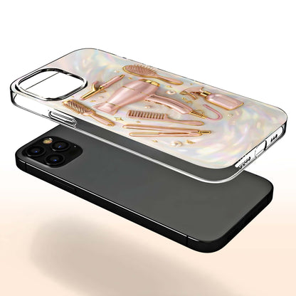 Styling With Love Hair Dryer And Salon Beauty Tools Pattern