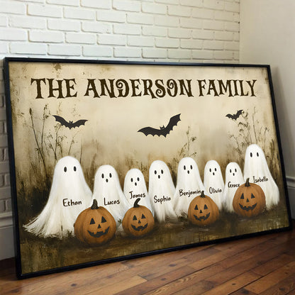 The Anderson Family Ghosts and Pumpkins