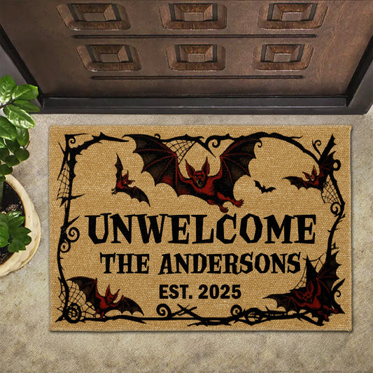 Unwelcome Gothic Bats Design