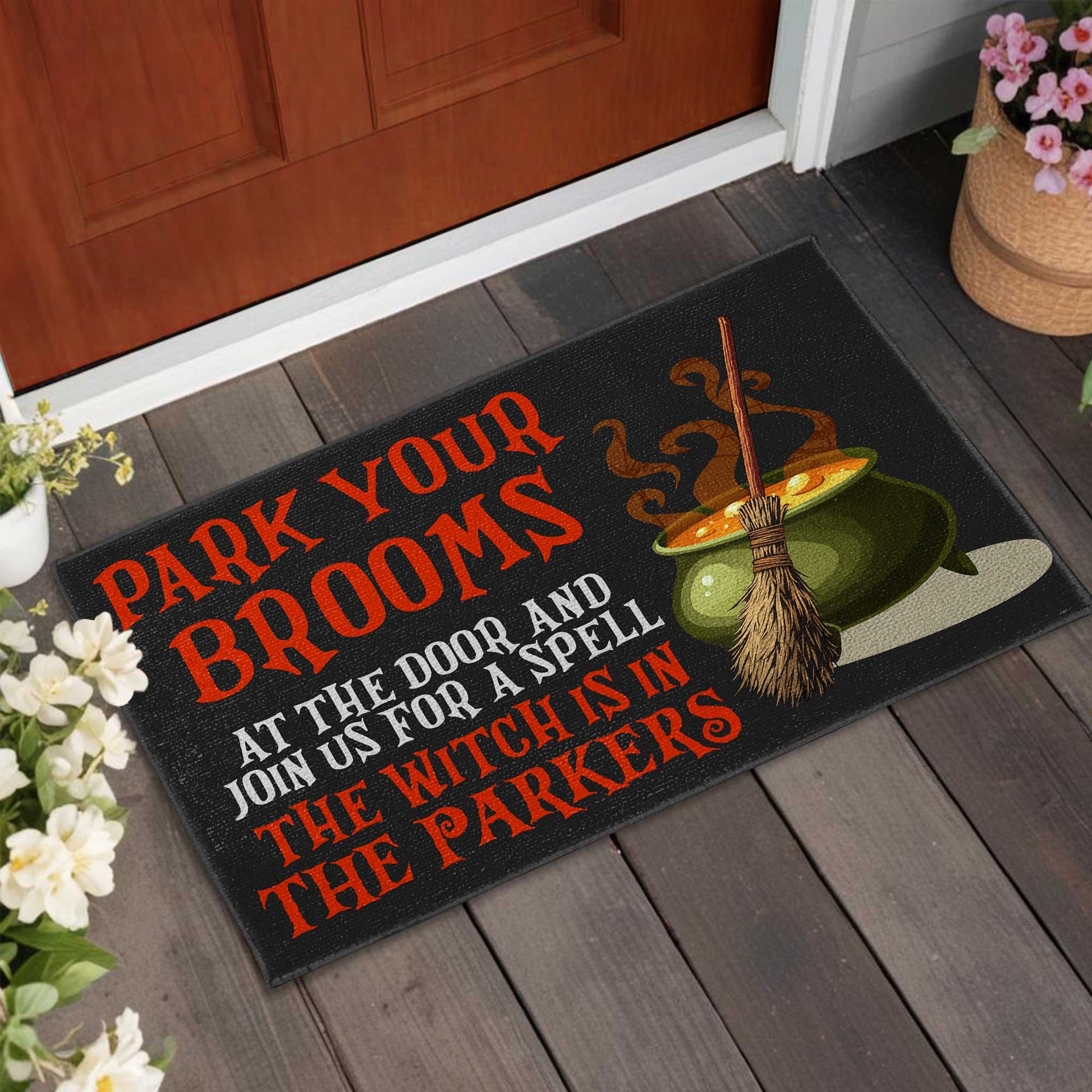 Park Your Brooms, Join Us For A Spell, The Witch Is In