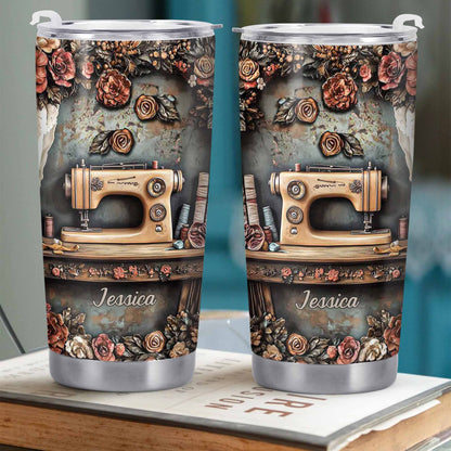 Celebrate Creativity Vintage Sewing Machine And Roses