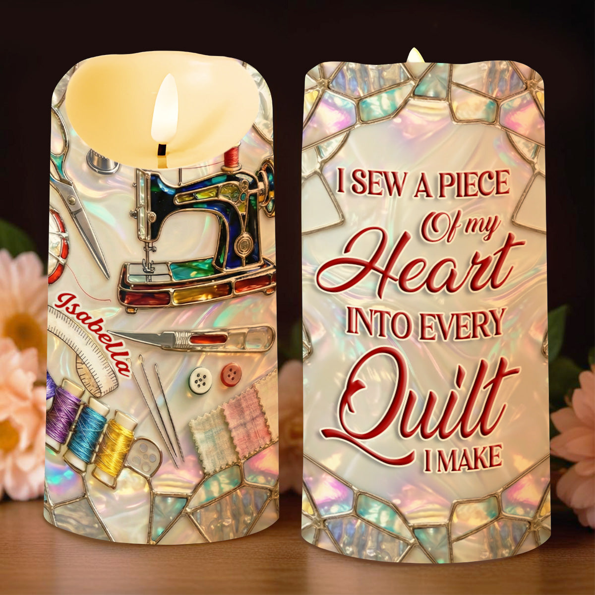 I Sew A Piece Of My Heart Into Every Quilt Sewing Machine And Tools