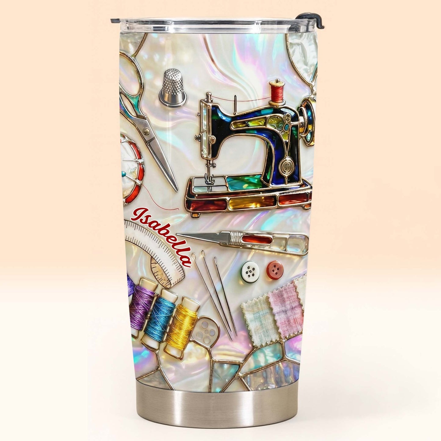 I Sew A Piece Of My Heart, Sewing Machine And Craft Tools