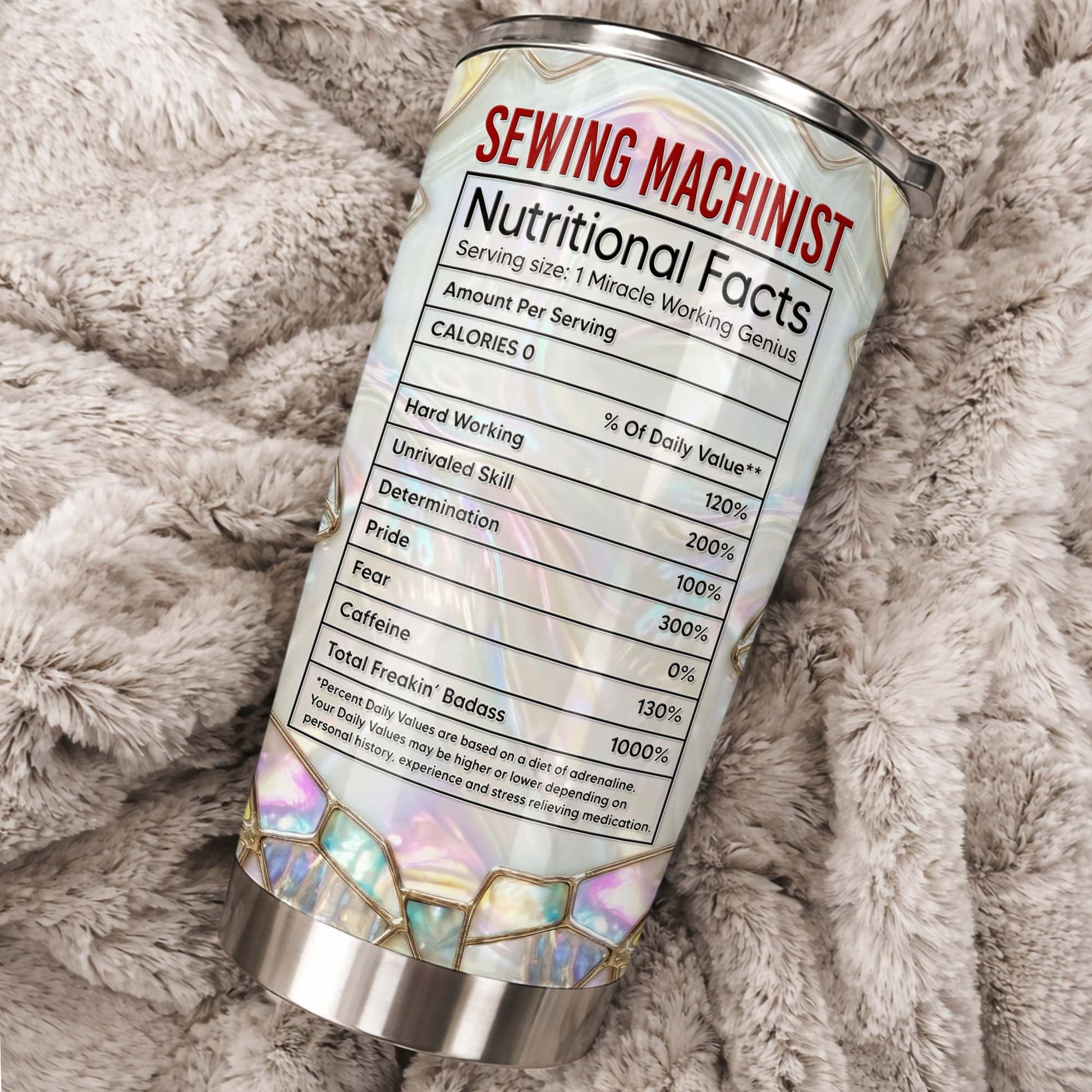 Sewing Machinist Nutritional Facts & Miracle Working Genius