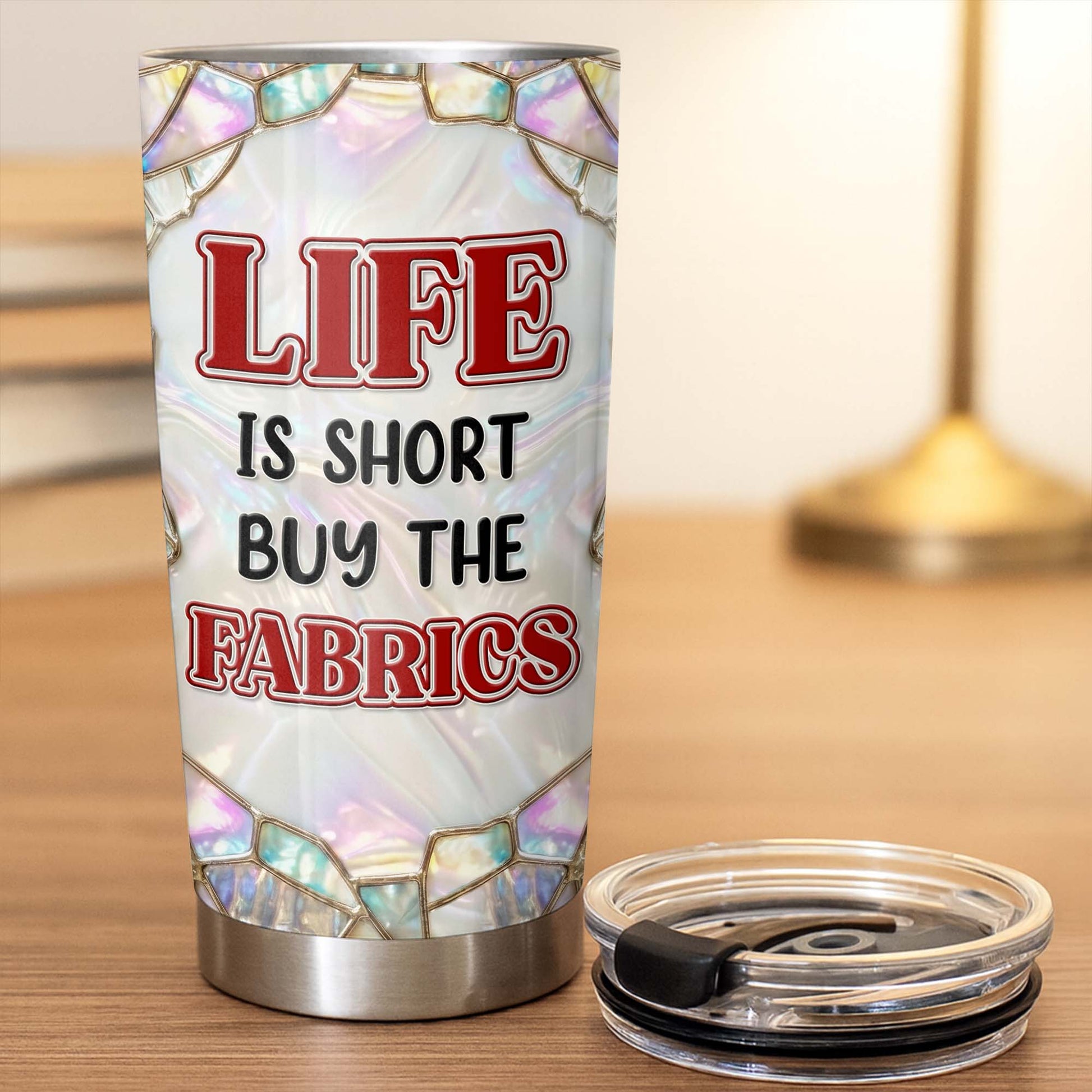 Life Is Short Buy The Fabrics, Sewing Crafts Design