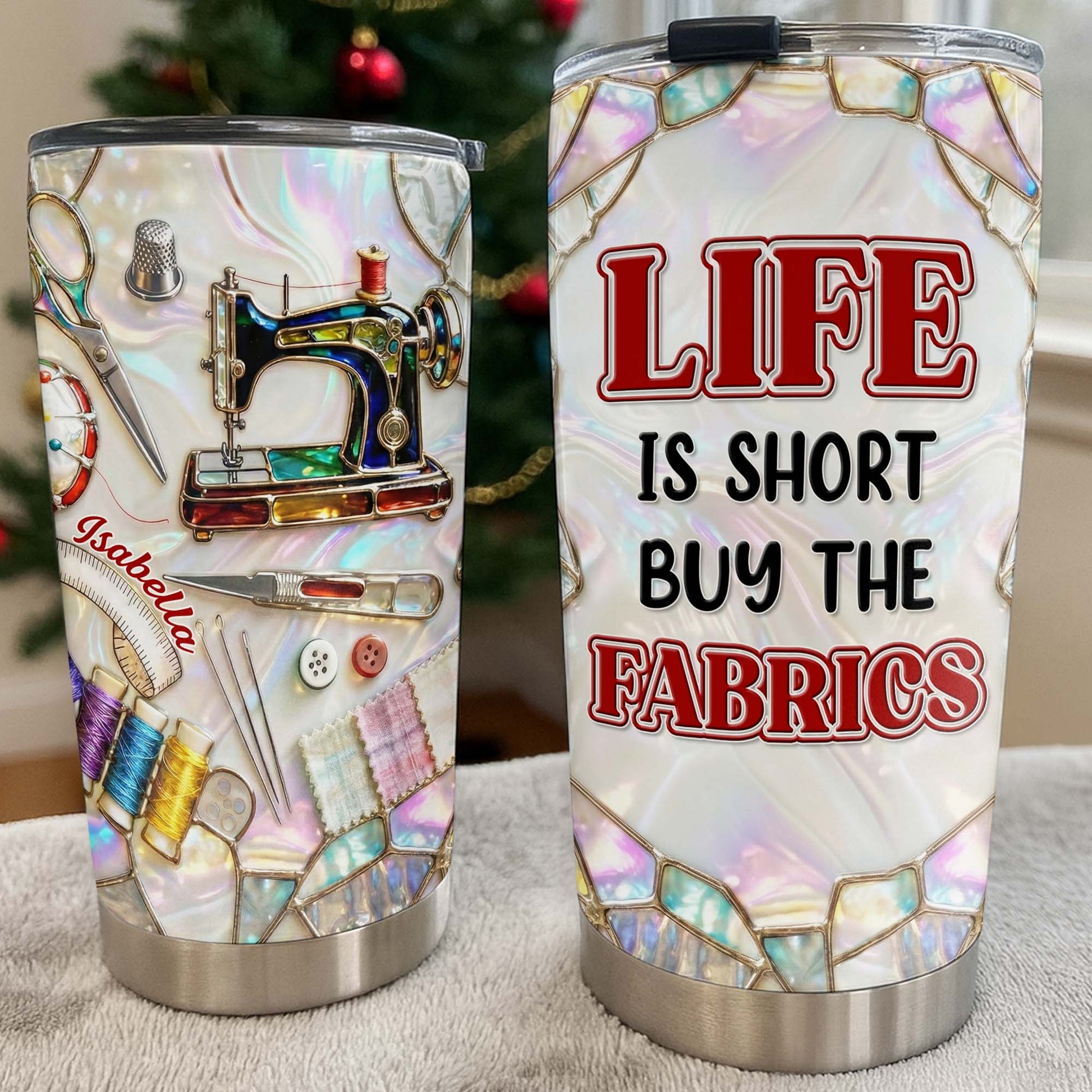 Life Is Short Buy The Fabrics, Sewing Crafts Design