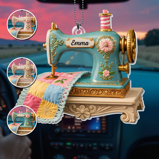 Sewing Is A Labor Of Love Vintage Sewing Machine And Quilt