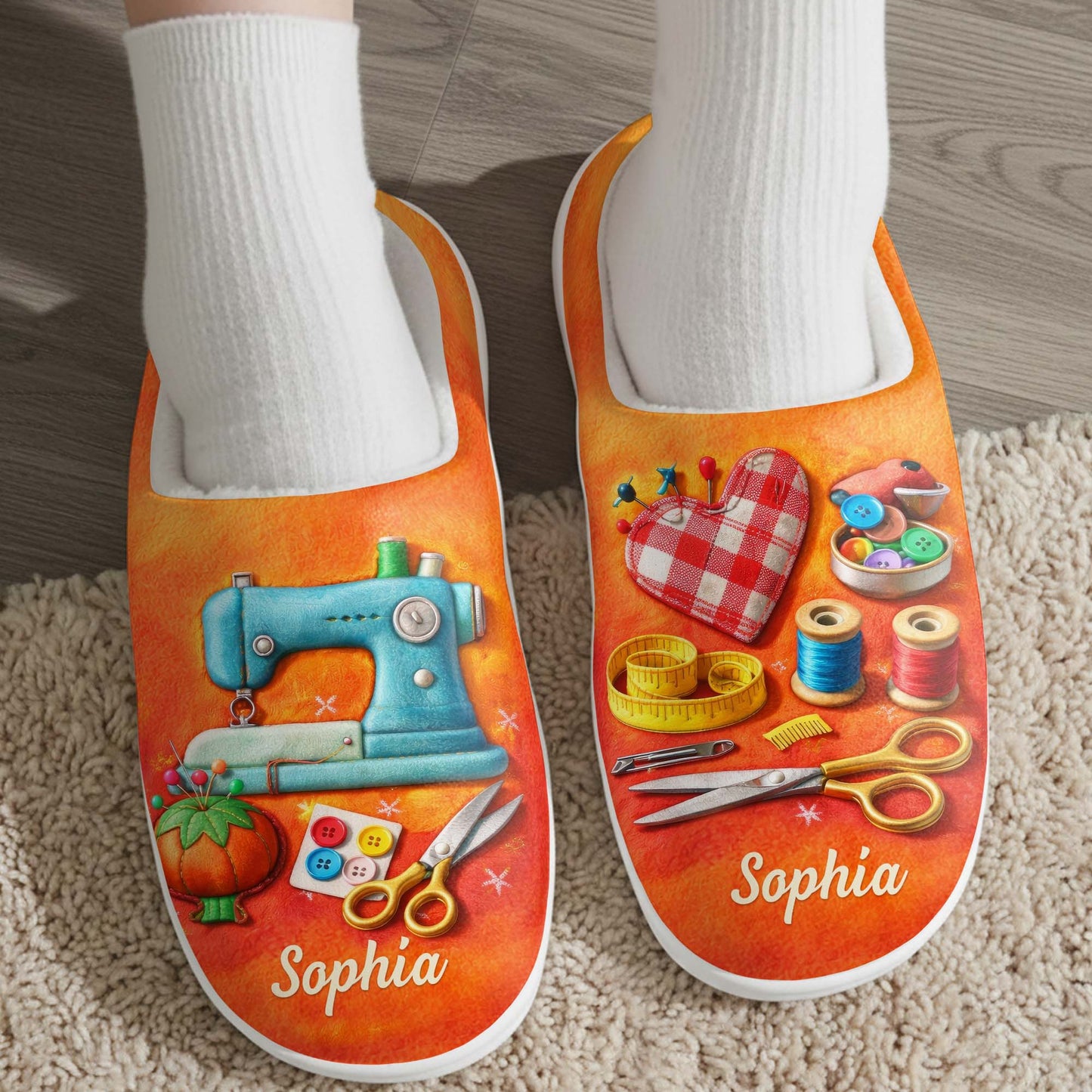 Stitching With Love Every Day Sewing Machine And Scissors Pattern