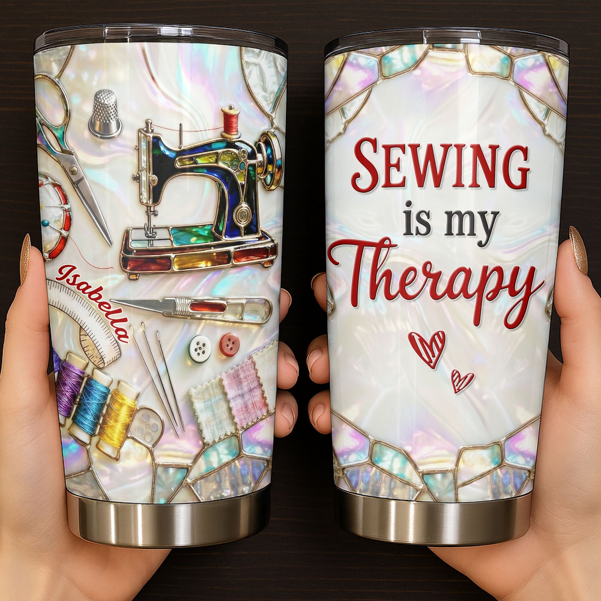 Sewing Is My Therapy With Sewing Machine And Threads