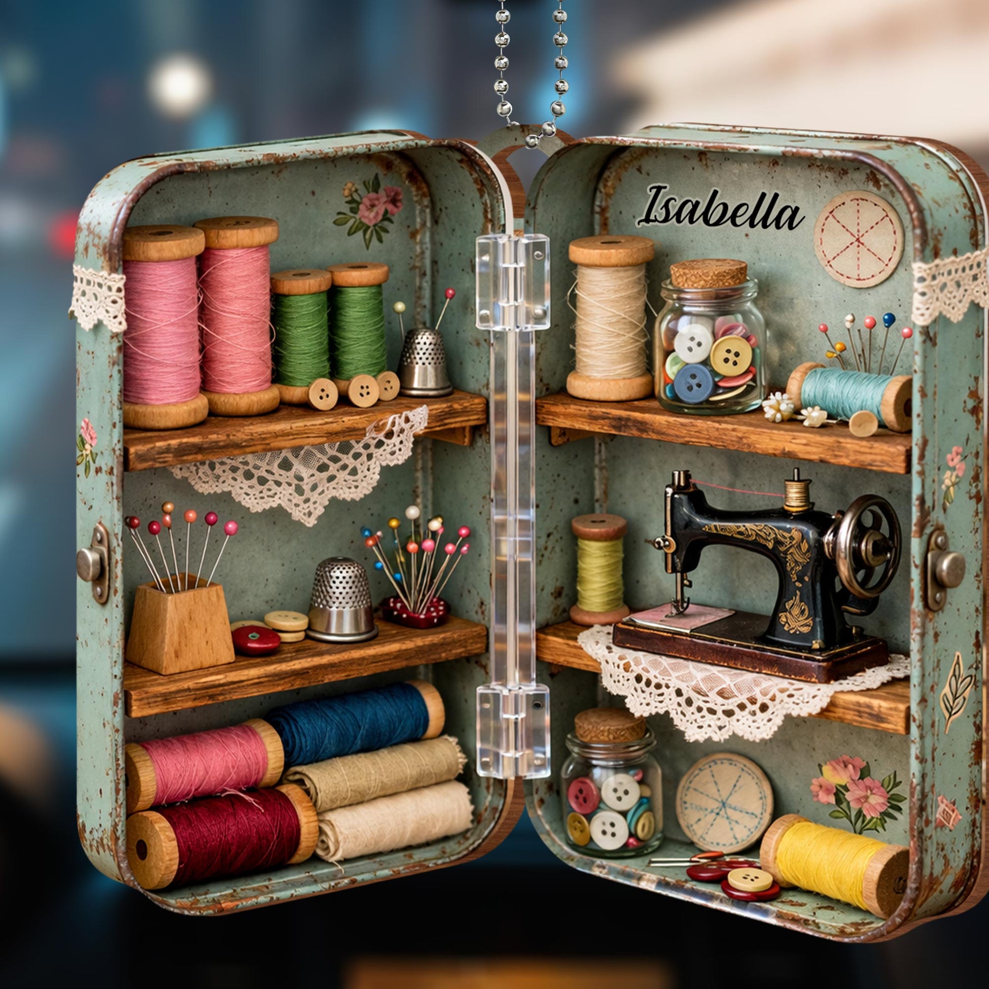 Sewing Memories, Threads And Sewing Machine