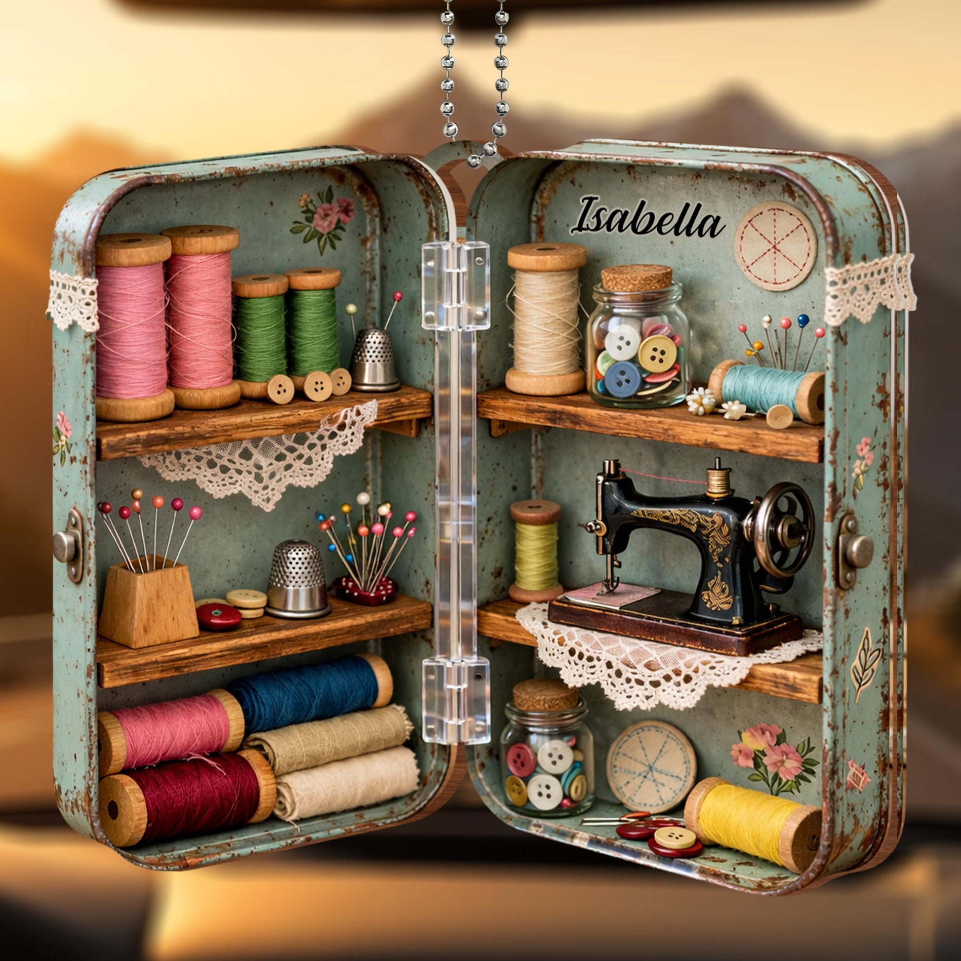 Sewing Memories, Threads And Sewing Machine