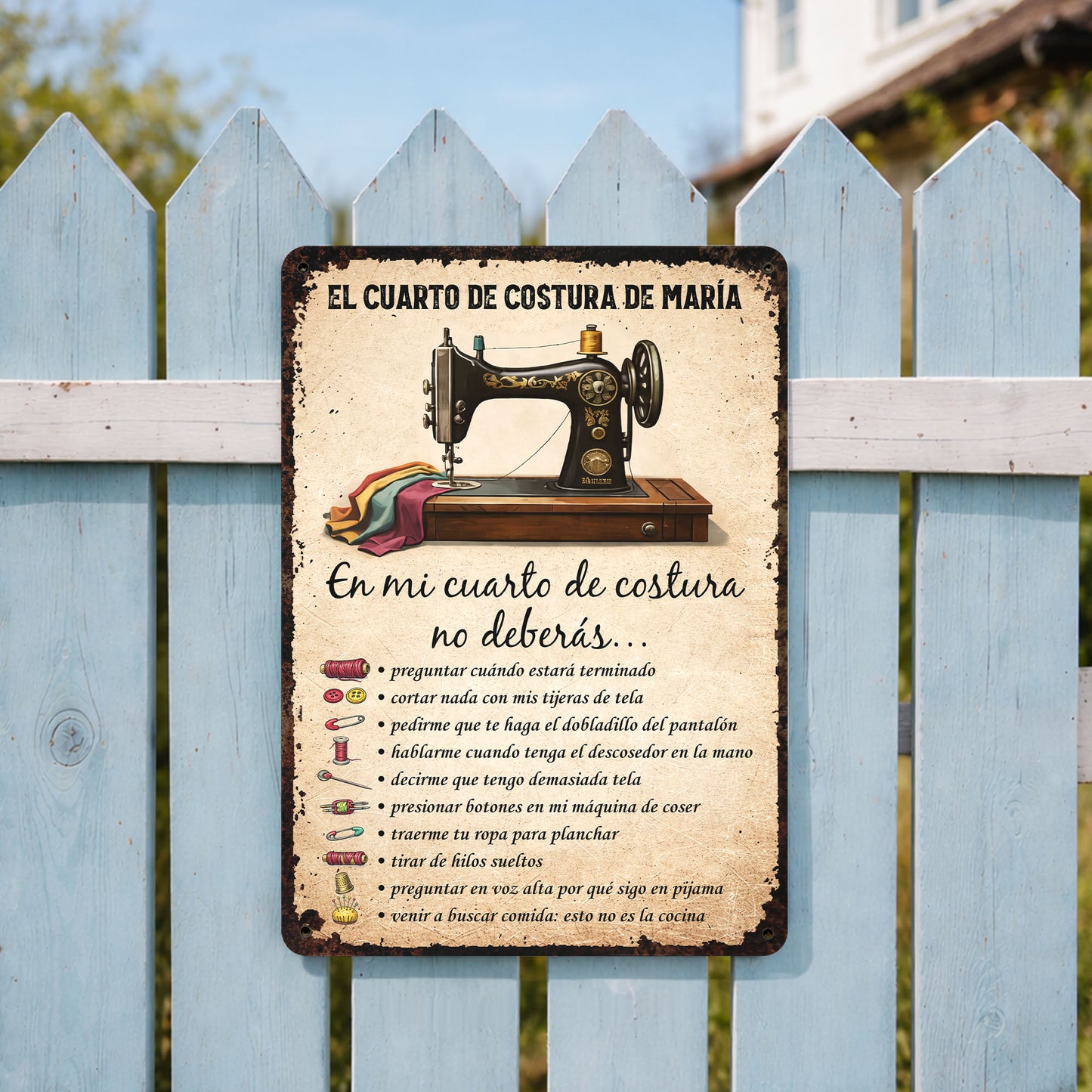 Mi Cuarto De Costura Sewing Machine And Craft Room Rules