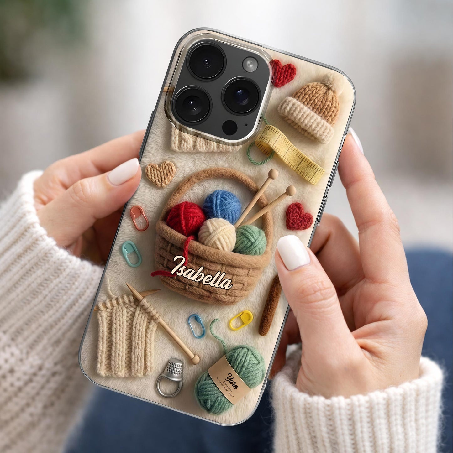 Yarn And Knitting Needles For Craft Lovers