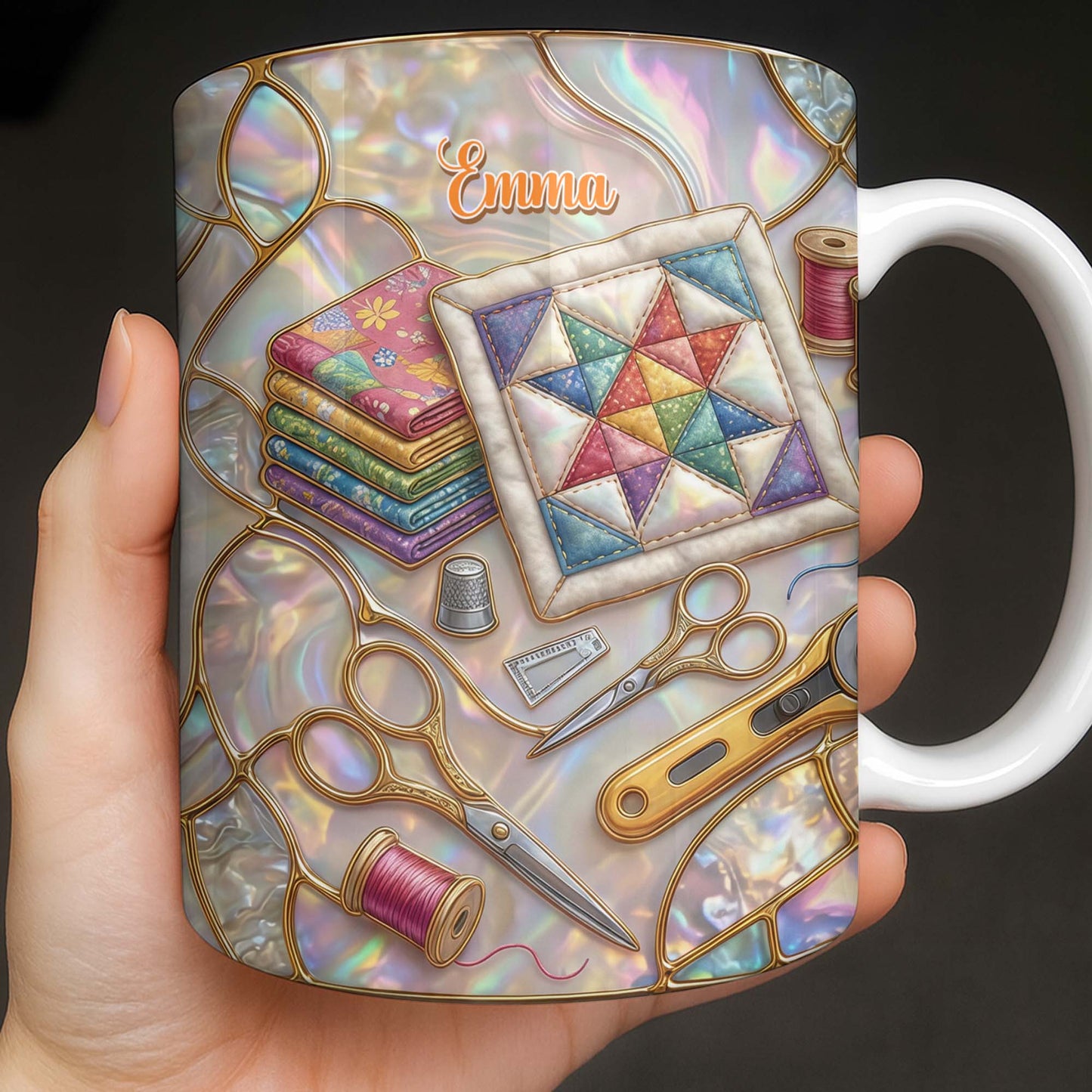 Personalized Vibrant Crafting Tools Design