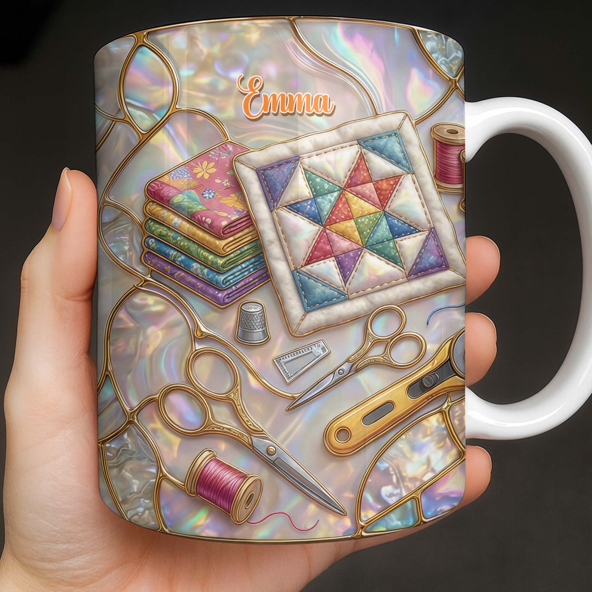 Personalized Vibrant Crafting Tools Design