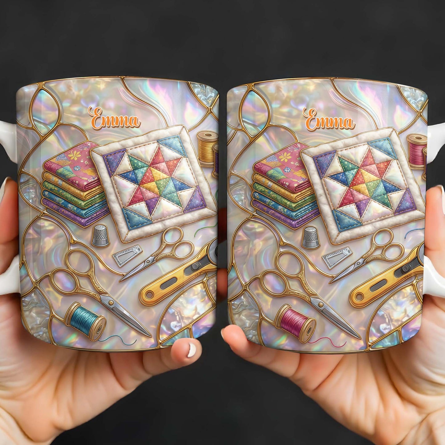 Personalized Vibrant Crafting Tools Design