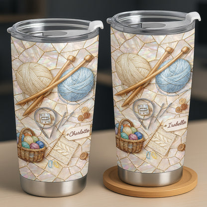 Celebrate The Art Of Crafting With Yarn And Knitting Needles