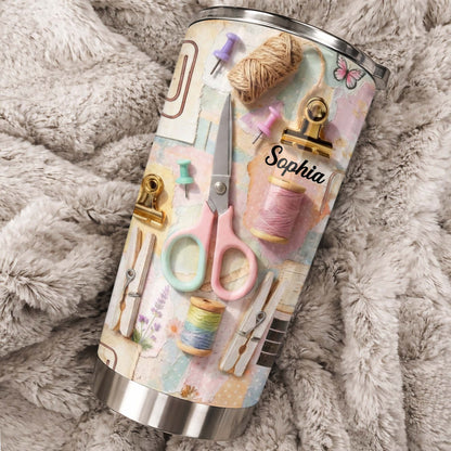 Creative Soul Passion For Crafting And Sewing With Scissors And Thread