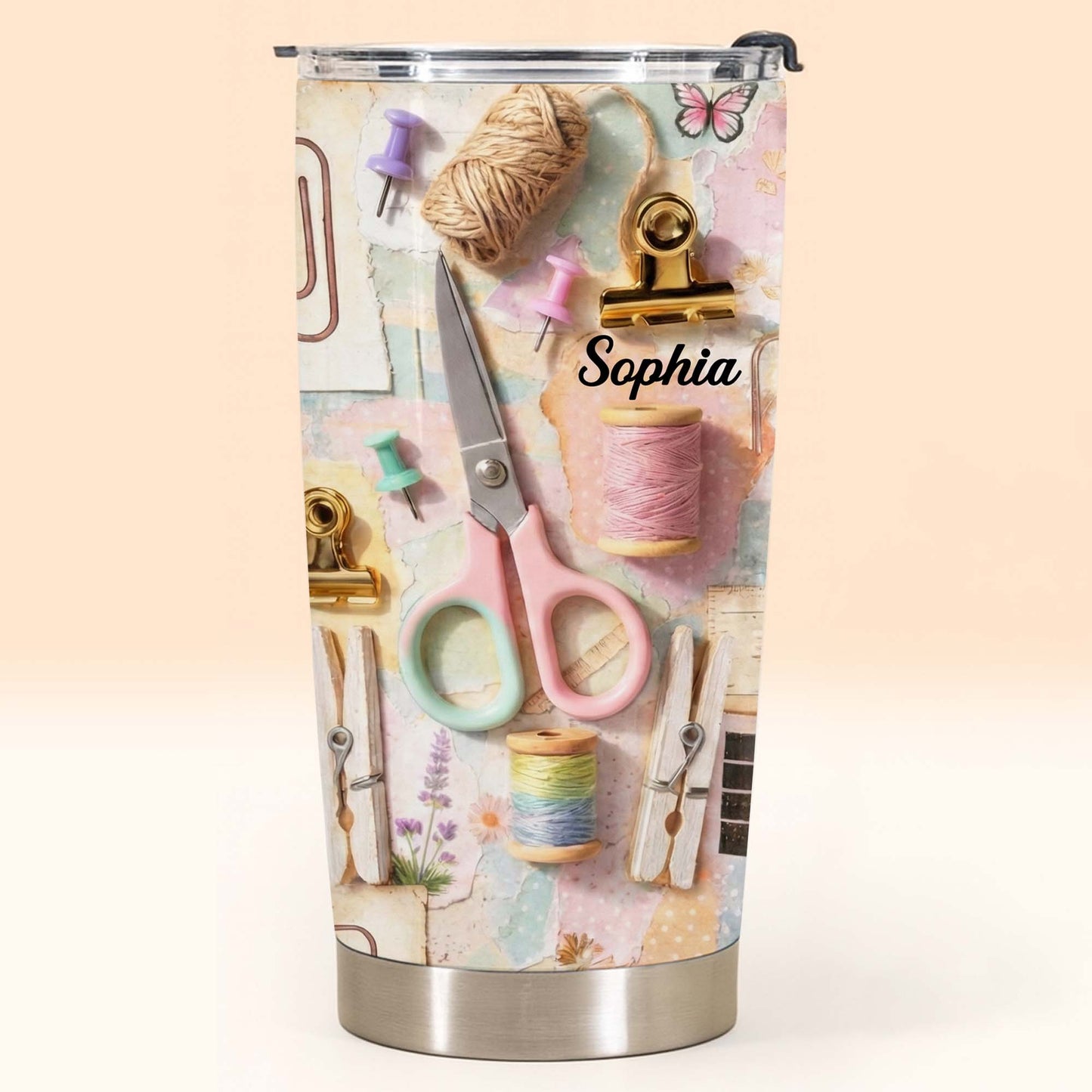 Creative Soul Passion For Crafting And Sewing With Scissors And Thread