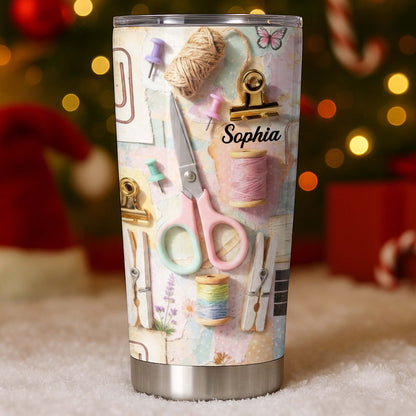 Creative Soul Passion For Crafting And Sewing With Scissors And Thread