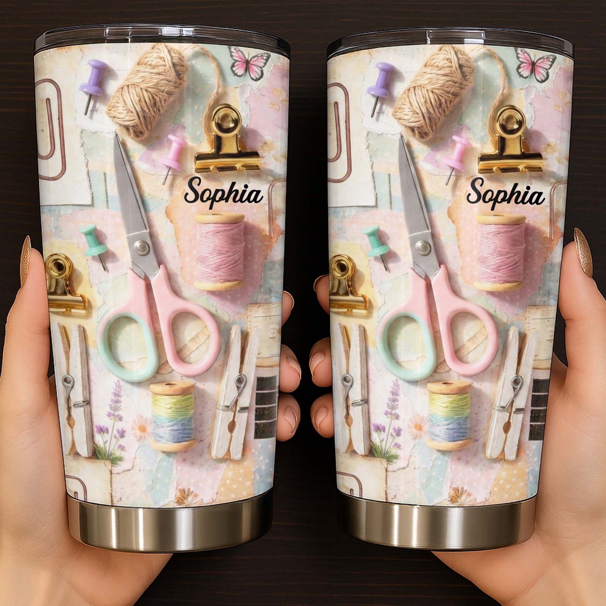 Creative Soul Passion For Crafting And Sewing With Scissors And Thread