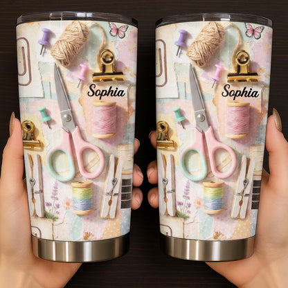 Creative Soul Passion For Crafting And Sewing With Scissors And Thread