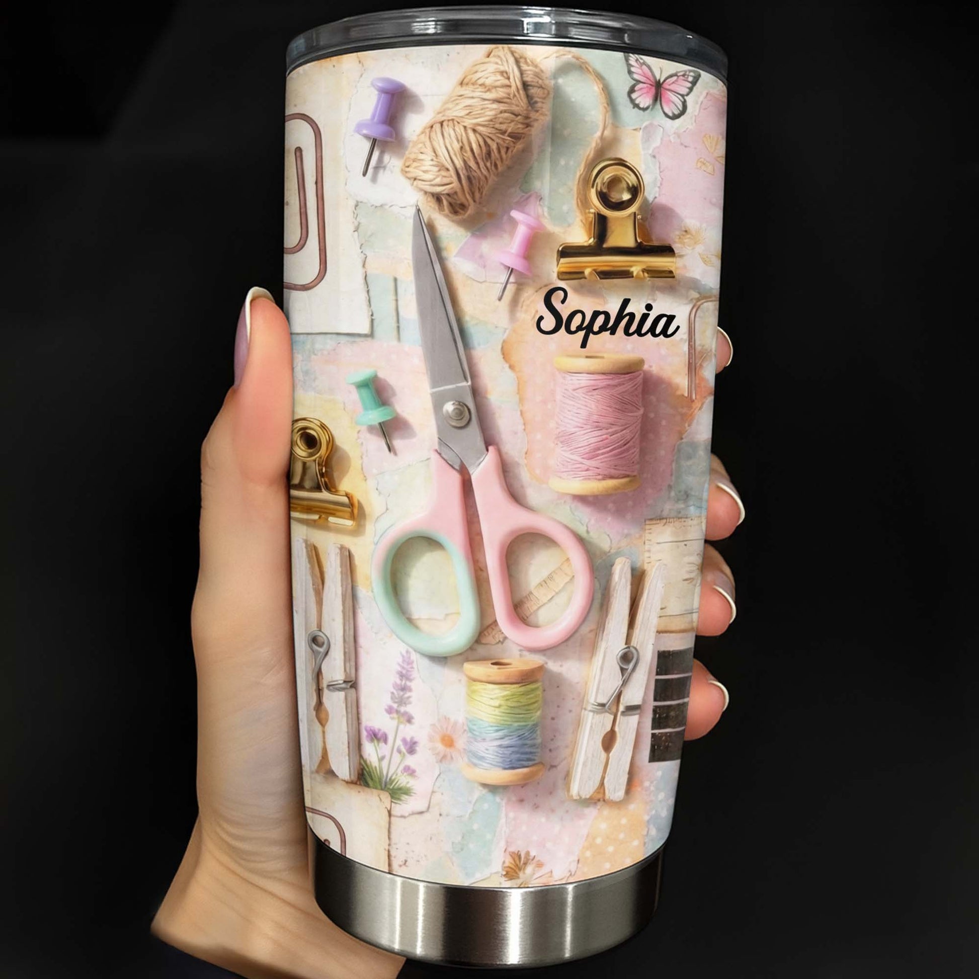 Creative Soul Passion For Crafting And Sewing With Scissors And Thread