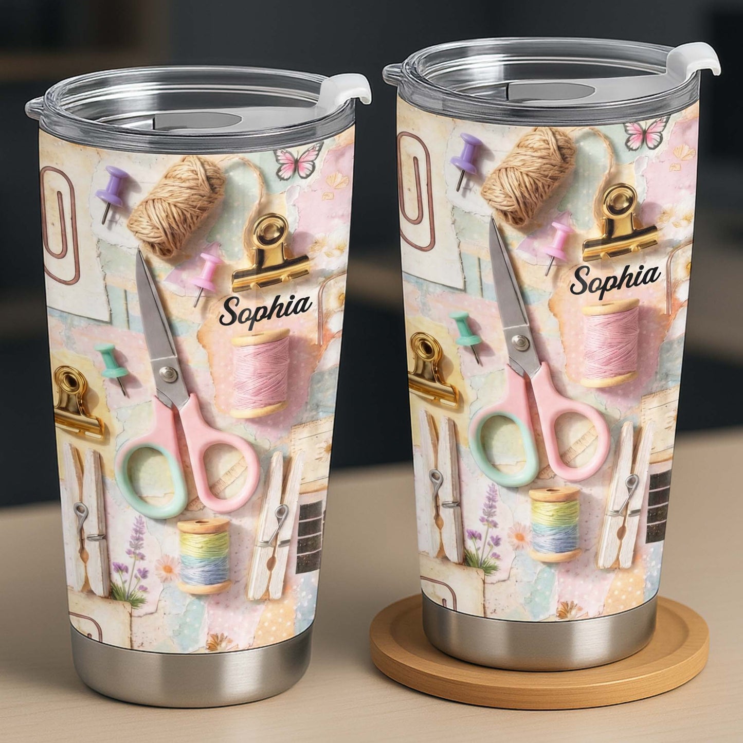 Creative Soul Passion For Crafting And Sewing With Scissors And Thread