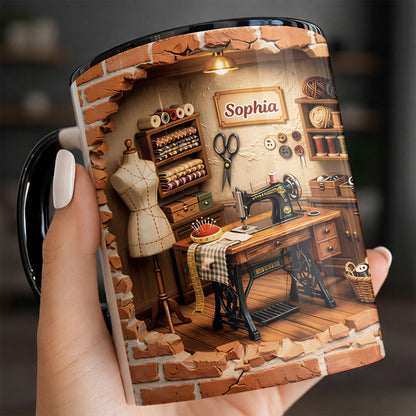 Where Every Stitch Tells A Story Vintage Sewing Machine And Mannequin