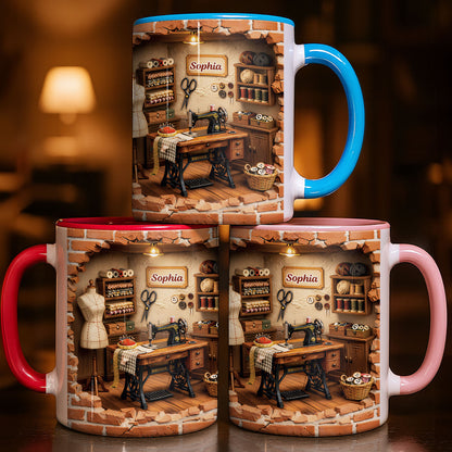 Where Every Stitch Tells A Story Vintage Sewing Machine And Mannequin