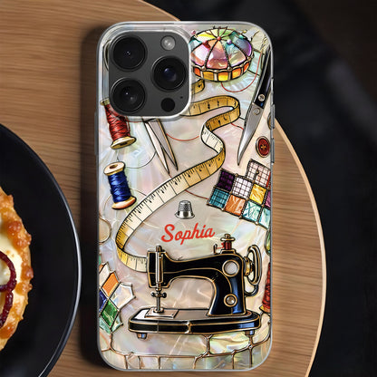 Vintage Sewing Machine and Tailor Tools Personalized Design