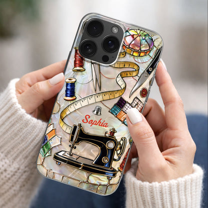 Vintage Sewing Machine and Tailor Tools Personalized Design