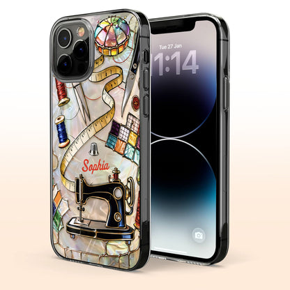 Vintage Sewing Machine and Tailor Tools Personalized Design