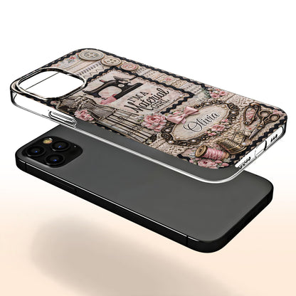 I'm A Material Girl Sewing Machine And Vintage Crafting Objects