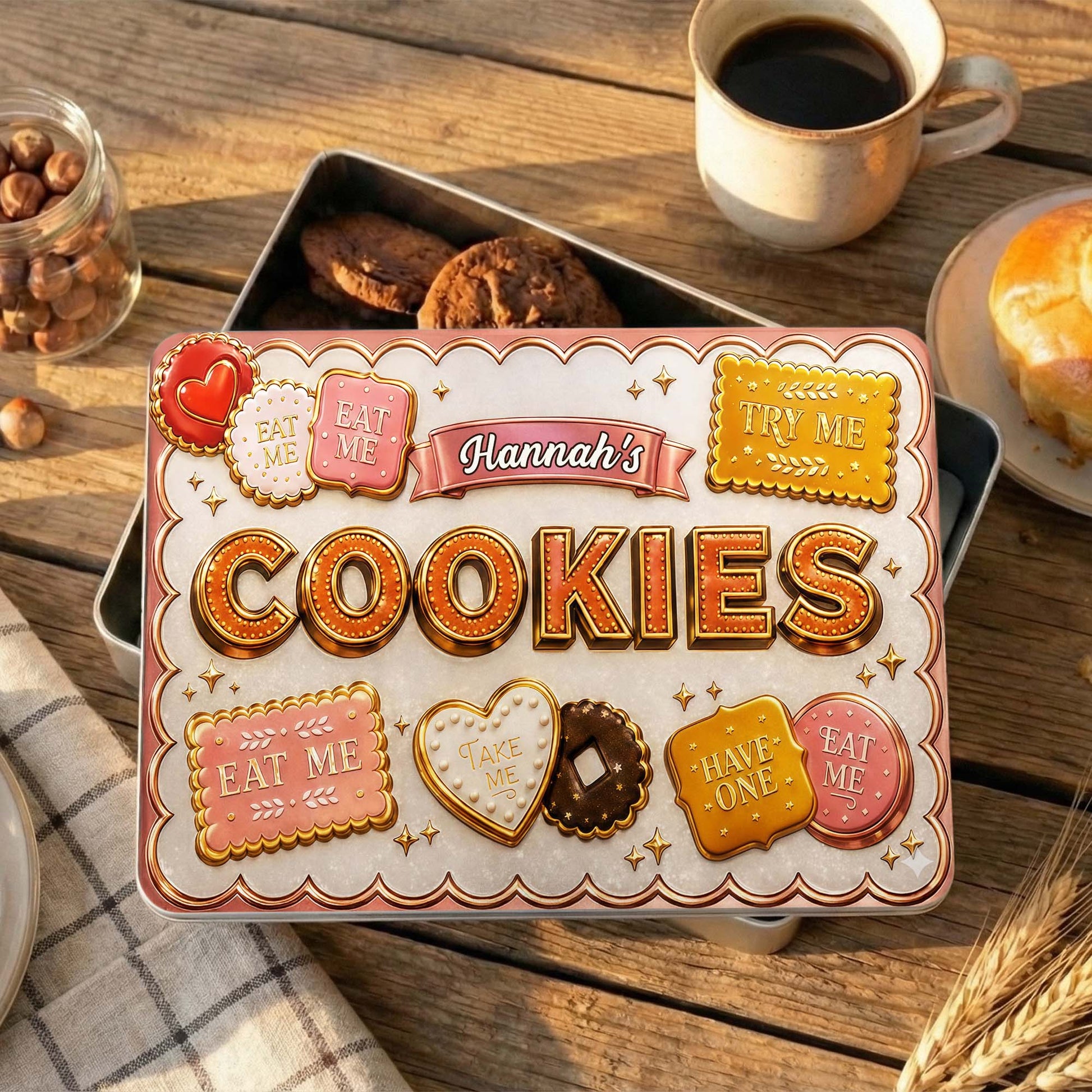 COOKIES With Eat Me Try Me And Assorted Biscuits