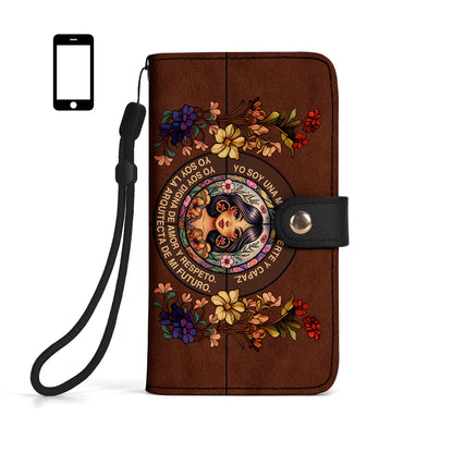 Yo Soy - Personalized Custom Phone Leather Wallet - HG08PW