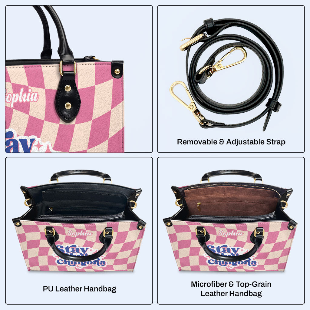 Choisissez votre style - Mujer Fuerte - Sac à main en cuir personnalisé - HG56