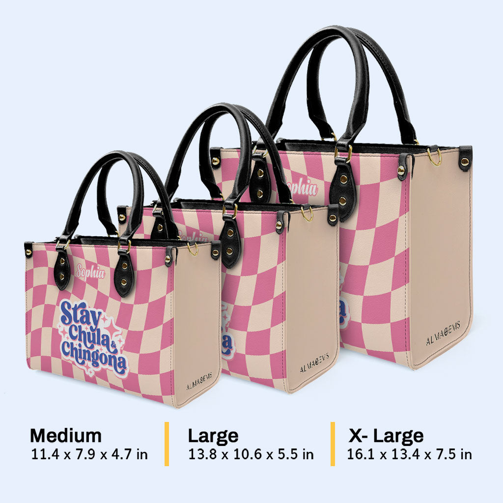 Choisissez votre style - Mujer Fuerte - Sac à main en cuir personnalisé - HG56