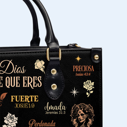 Dieu dit que tu es - Sac à main en cuir personnalisé - HG65